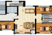 衡水昊和沁园120㎡三室二厅二卫户型图