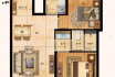 衡水恒茂城江南国际91㎡二室二厅一卫户型图