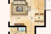 衡水恒茂城江南国际78㎡二室一厅一卫户型图