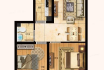 衡水恒茂城江南国际63㎡二室一厅一卫户型图